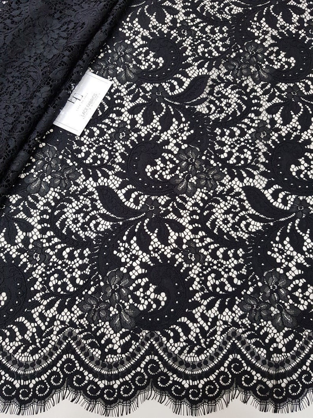 行列のできるレビュー商品、集めました。高評価アイテム Meter the by Fabric Lace Embroidered Lace, Black L77734 Etsy - トップス
