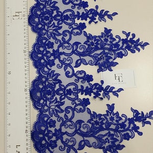 Blue Lace Trimming sold by the meter image 3