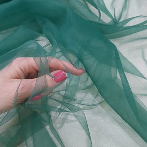 Green tulle fabric by Lace To Love, Green tulle fabrics, Green tulle fabric, Lingerie tulle fabric by the meter TK9538
