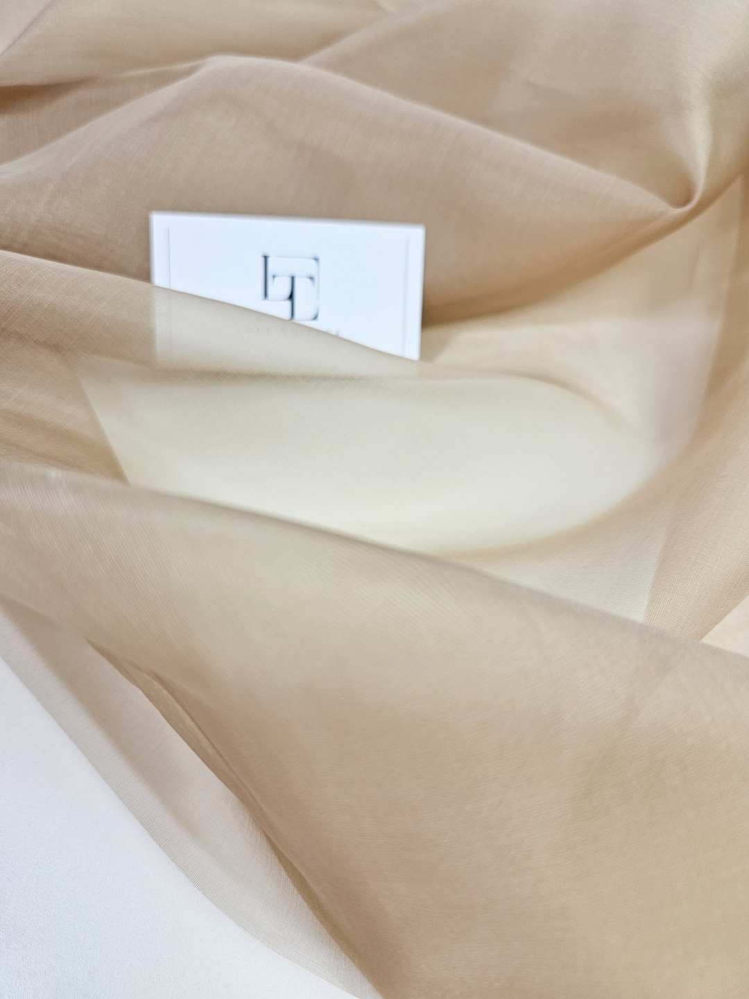 Sunny Lime Silk Satin Face Organza Fabric main image 1