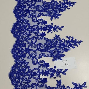 Blue Lace Trimming sold by the meter image 4