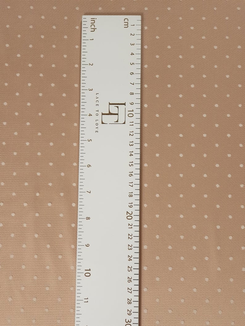 Tissu tulle blanc à pois, largeur 165 cm, tissu tulle à pois vendu au mètre, TK9504 image 10