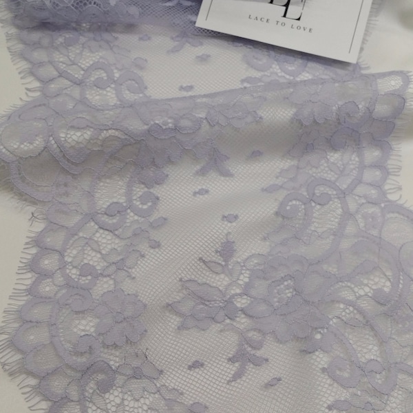 Purple lace trim, Purple Chantilly lace ribbon