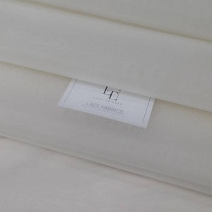 Cream silk fabric organza lining fabric by the meter SK1005