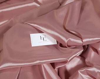 Fodera elasticizzata rosa, colore rosa antico, venduta al metro, PZ002