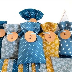 Adventskalender zum Befüllen, Adventskalender Säckchen, Adventskalender Kinder, Adventskalender für Kinder, Nikolaus Säckchen, Säckchen