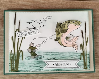 Card for an angler