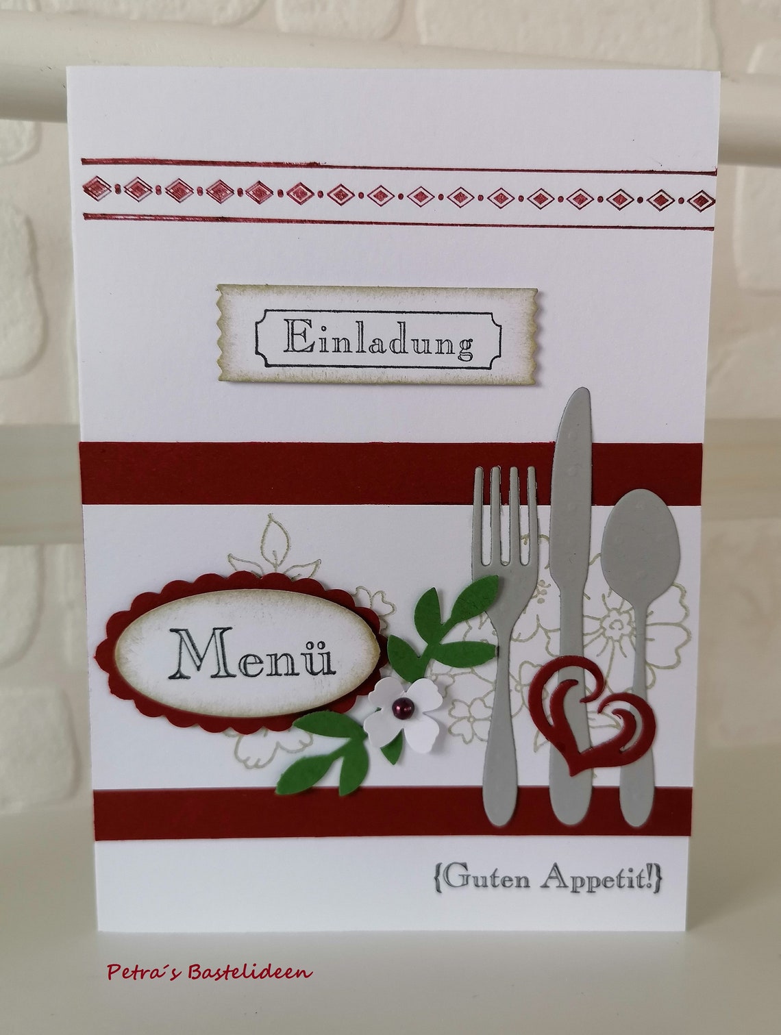 Einladungskarte zum Essen | Etsy