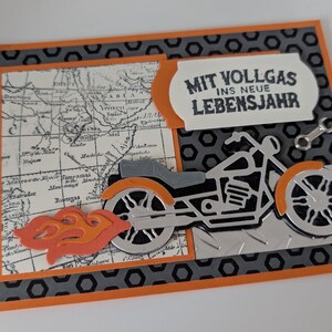 Biker- Karte für den Herrn