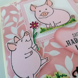 Piggy birthday card image 4