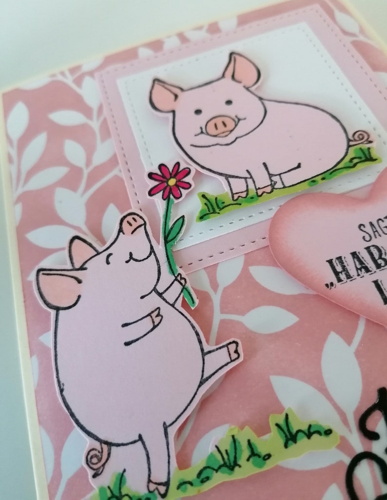 Piggy birthday card image 4