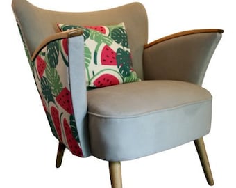 club chair of the 60s, watermelon/ ash