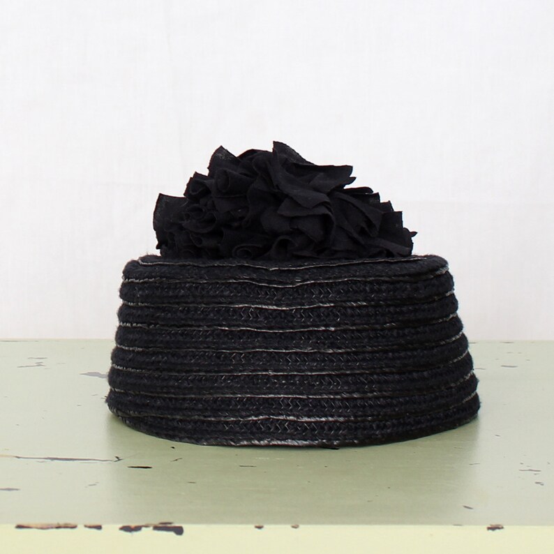 Mini HAT handmade One of a kind classic hat England style pillbox hat elegant Parisian style Church Hat wedding hat