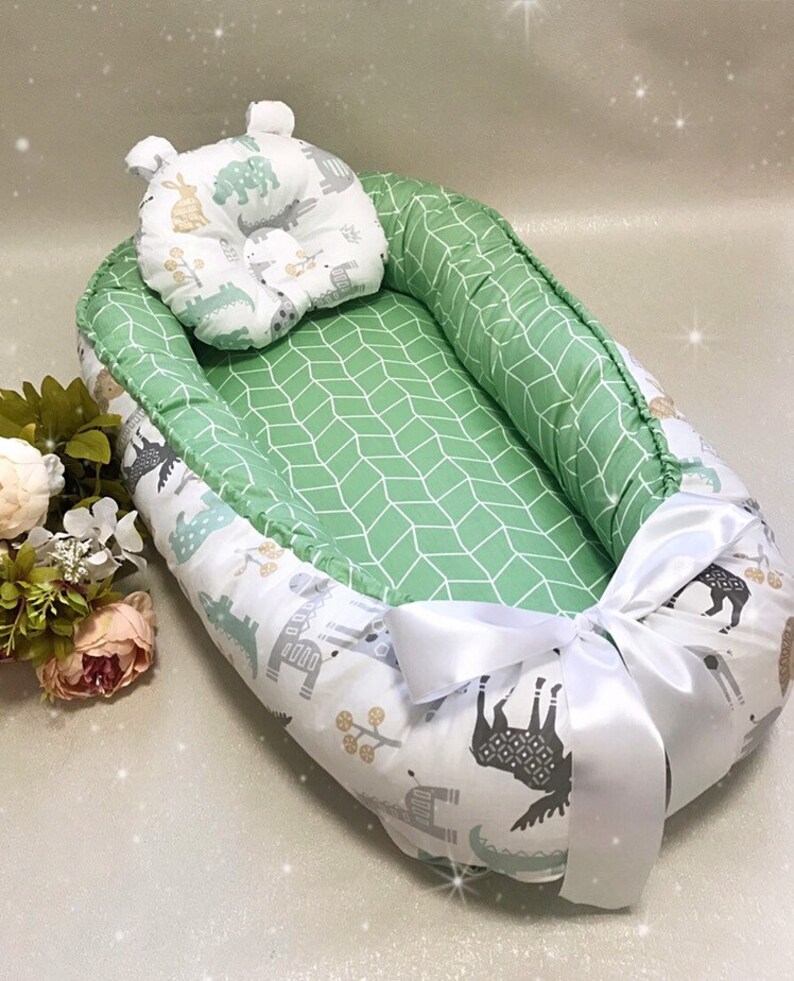 Doublesided Babynest newborn dockatot Cocoon baby nest bed Etsy