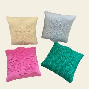 Embroidery file 3D snowflake, winter, Christmas machine embroidery 882 Puffi foam