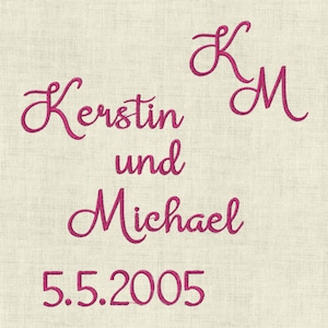 Embroidery file ABC approx. 2.5 cm letters font alphabet set 620 machine embroidery