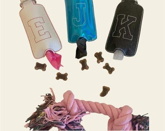 Embroidery file, dog waste bag in the hoop, disinfection bag, dog walking bag, treat bag, letters, ABC Set 340