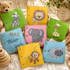 Stickdatei Bilderbuch, Spielebuch, Zoo, Dschungel, Affe, Elefant, Giraffe Löwe, Zebra, Maschinenstickerei Set 852