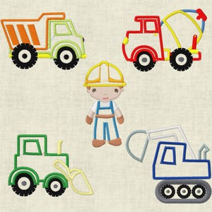 Embroidery file construction site / fleet / application 275 machine embroidery