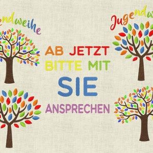 Embroidery file youth consecration tree 2021 to 2025 embroidery pattern 644 machine embroidery