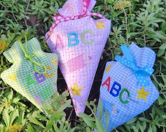 Arquivo de bordado cone escolar No Bastidor escolar infantil, matrícula escolar Conjunto 2544 bordado à máquina