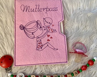Embroidery file Maternity record book, Doodle Mama with Baby, In the Hopp, Pregnancy Machine Embroidery Set 849