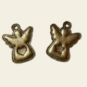 Embroidery file 3D angel, guardian angel with embroidery foam, set 879 machine embroidery, key chain, puffy foam