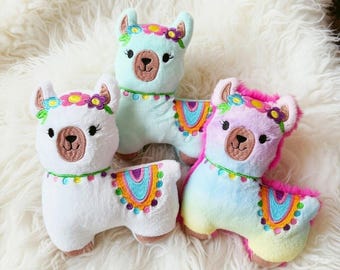 Embroidery design Lama In the Hoop * ITH Set 2522 Alpaca Machine Embroidery