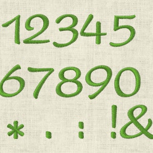 Embroidery File, Lettering, Calligraphy, Approx. 22 Mm Letters and ...