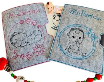 Embroidery file maternity pass, doodle mom with baby, In the Hopp, pregnant machine embroidery set 924