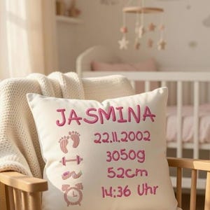 Plik do haftu Narodziny / Chrzciny / Poduszka / Książeczka zdrowia dziecka / Stopy dziecka 453 Haft maszynowy