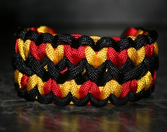 Paracord Survival Armband "Deutschland"