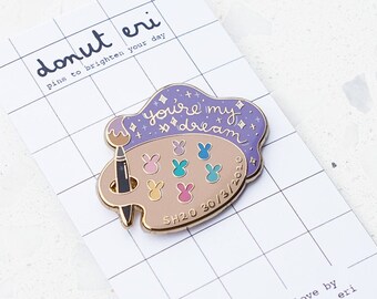 EXO Suho Selbstportrait Hard Enamel Pin *FINAL STOCK*