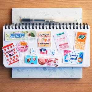 EXO snoepstickers van papier en vinyl *LAATSTE VOORRAAD*