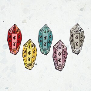 EXO Power Crystal Enamel Pin *FINAL STOCK*