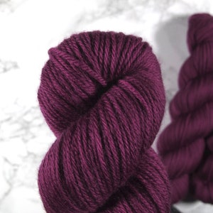 hand dyed merino yarn, 100g 225m, indie dyed yarn, merino dk weight, base price 170EUR/kg image 1