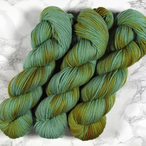 hand dyed Merino Sock Yarn, 100g, 400m, indie dyed yarn, Merino Nylon 4ply, fingering, super soft sock yarn image 1