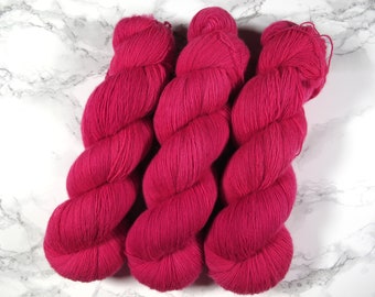 hand dyed Merino Lace yarn, 100g, 800m , indie dyed yarn, superwash merino, single ply