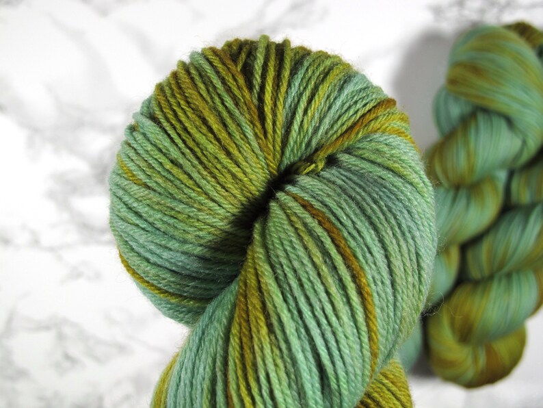 hand dyed Merino Sock Yarn, 100g, 400m, indie dyed yarn, Merino Nylon 4ply, fingering, super soft sock yarn image 3