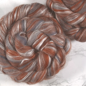 Merino Alpaka Bambus Mischung, 100g Kammzug, Spinnfasern, Filzwolle, Merino extrafein, Baby Alpaca, Grundpreis 120EUR/kg