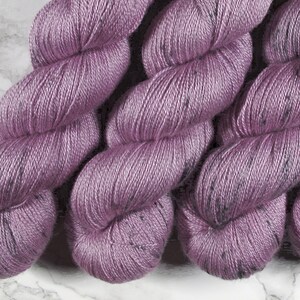 hand dyed BFL Silk lace yarn, hand dyed wool, 800m, 100g, hand dyed wool image 4