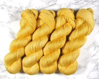 hand dyed BFL Silk lace yarn, hand dyed wool, 800m, 100g, hand dyed wool