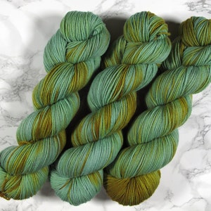 hand dyed Merino Sock Yarn, 100g, 400m, indie dyed yarn, Merino Nylon 4ply, fingering, super soft sock yarn image 2