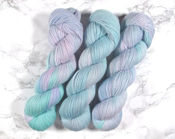 hand dyed extrafine Merino with Tencel, 100g, 400m, indie dyed yarn, 4ply, fingering weight