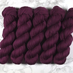 hand dyed merino yarn, 100g 225m, indie dyed yarn, merino dk weight, base price 170EUR/kg image 2