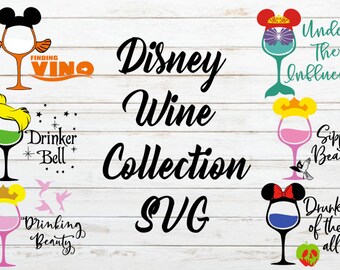 Disney Wine Svg Etsy