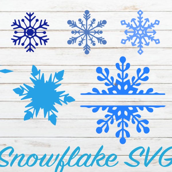 Frozen Snowflake SVG Bundle/ Cricut/ Cut File/ SVG/ Instant Download /Digital