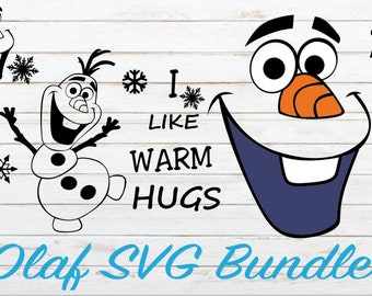 Olaf SVG Bundle/ Cricut/ Cut File/ Instant Download/ Digital/ SVG/ Frozen 2