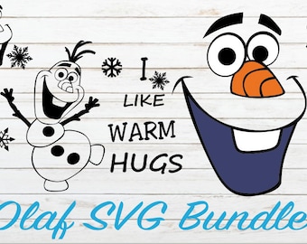 Olaf SVG Bundle/ Cricut/ Cut File/ Instant Download/ Digital/ SVG/ Frozen 2