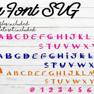Moana Letters Font SVG / Cut File/ Instant Download/ Cricut/ Individual letters only